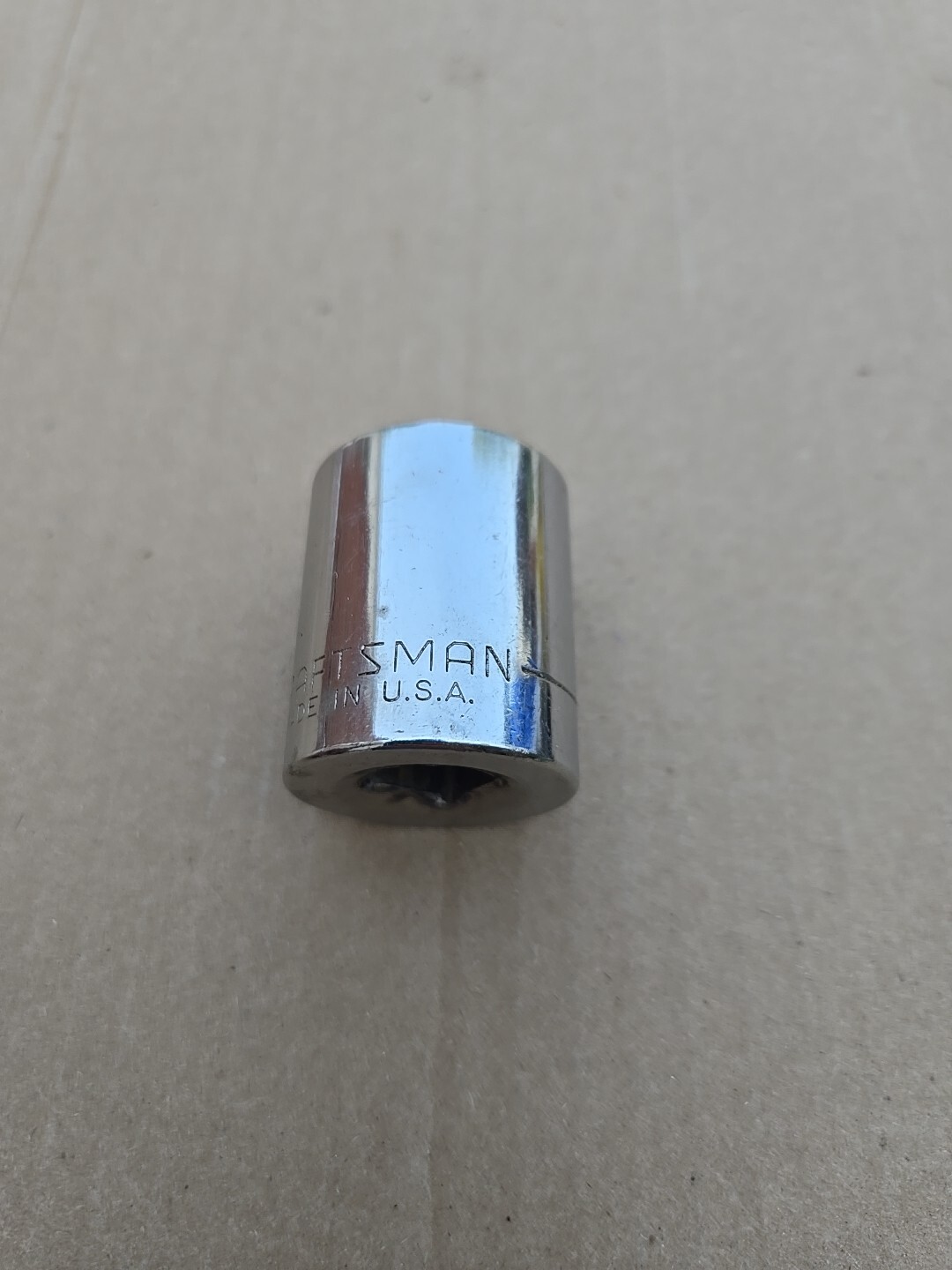 CRAFTSMAN 1″ X 1/2 Dr STANDARD SOCKET 12 Pt G 47514 ( Inverted G ) Made in USA