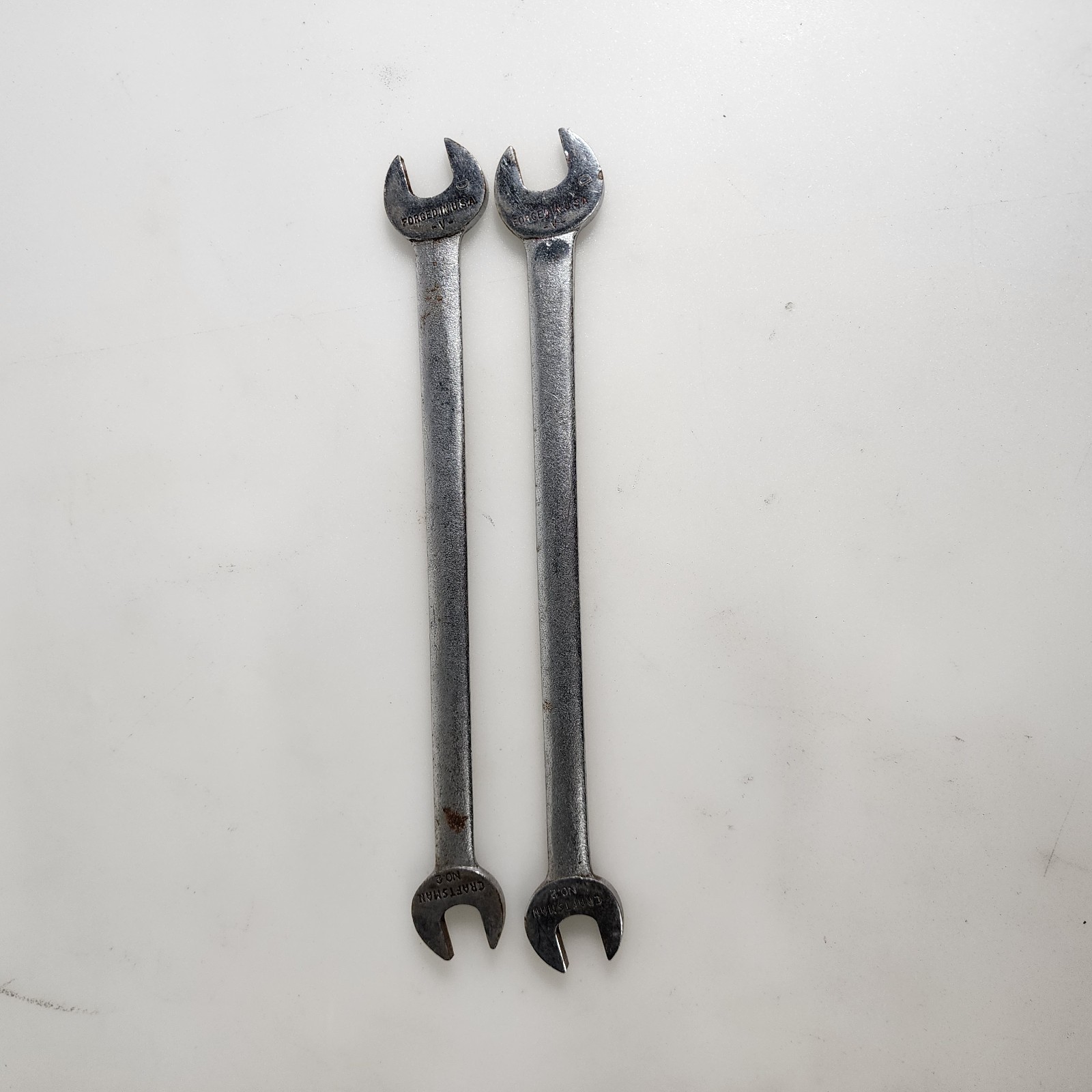 Craftsman V Series 1/2in. X 9/16in Open End Wrench USA Made Lot Of 2