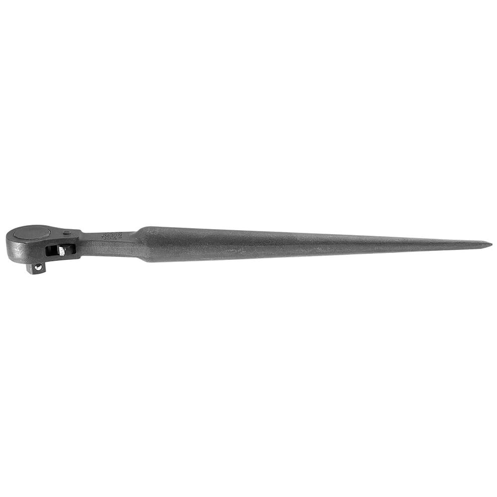 Klein Tools 1/2 Inch Drive Adjustable Construction Wrench Reversible Ratchet