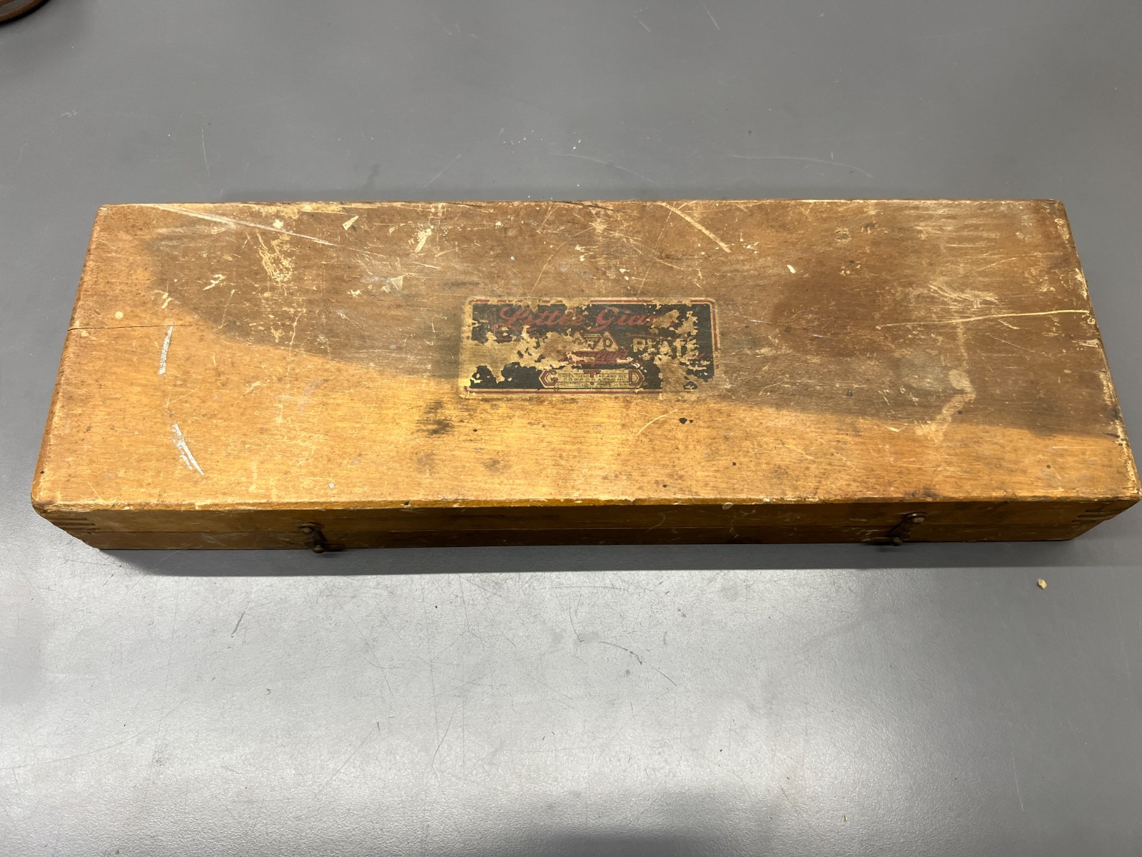 VINTAGE GTD GREENFIELD LITTLE GIANT No. 1 SCREW PLATE TAP DIE SET W BOX – USA