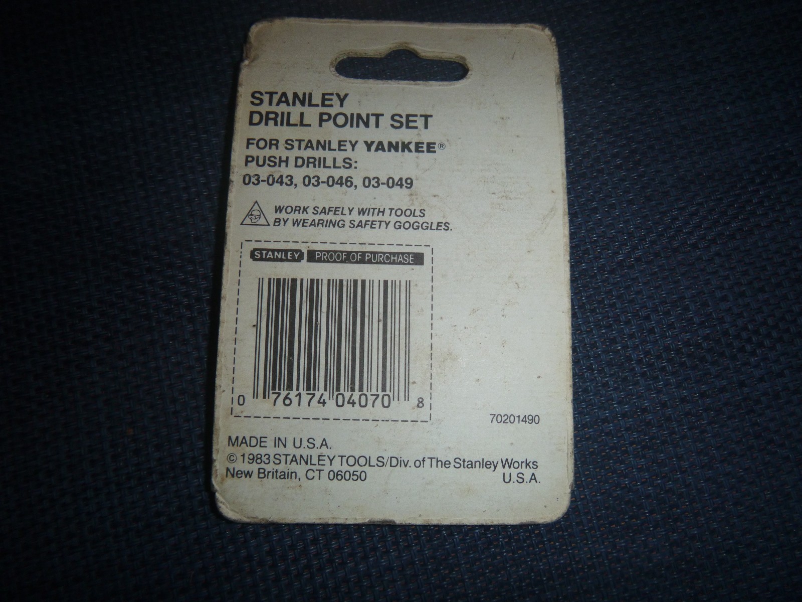 Stanley Drill Point set 04-070