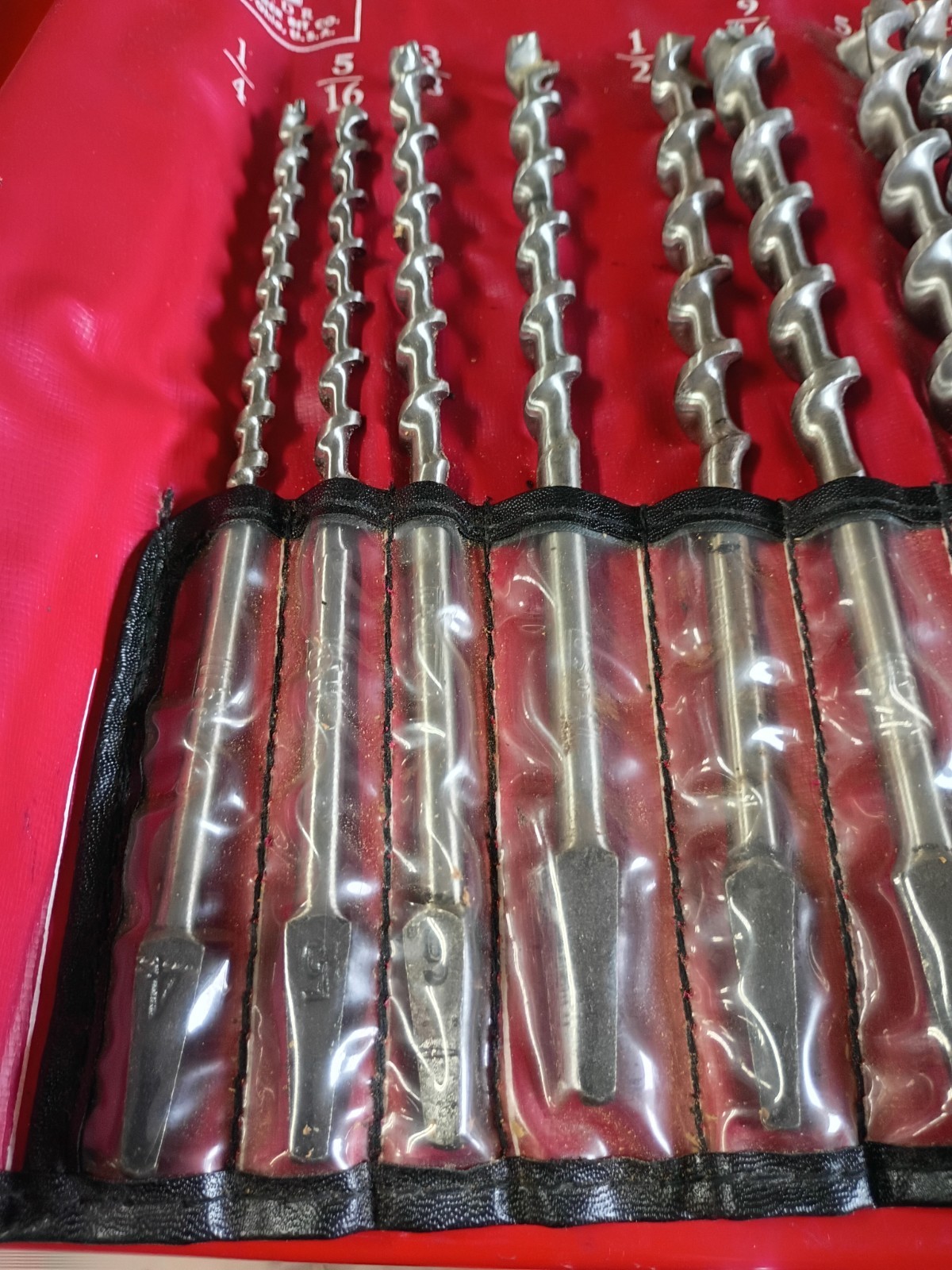 Vintage No.945 10″ Brace Hand Wood Drill/Vintage Set Of Irwin 62T Auger Bit Kit