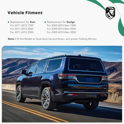 Master Power Window Switch Driver Side Replacement for 2009-2012 Dodge Ram