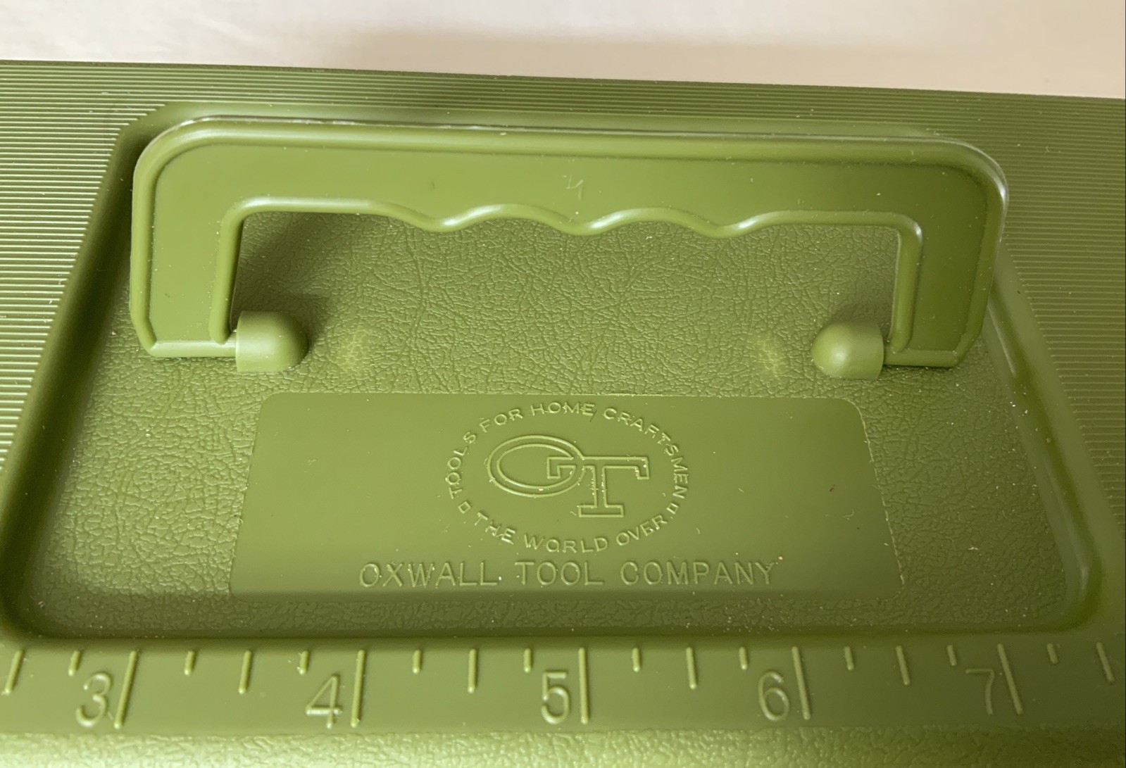 Vintage 1972 Oxwall Tool & Tackle Box W/Cantilever Tray #1482 NOS Avocado Green