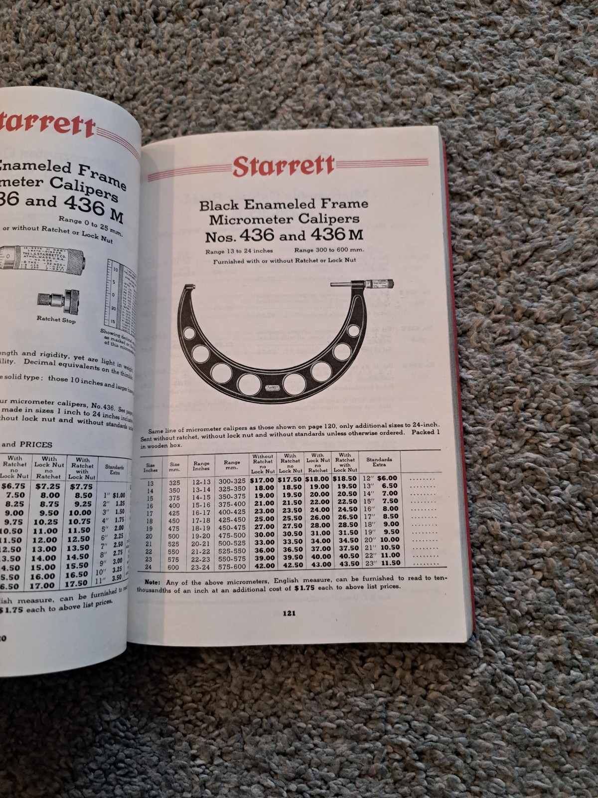 1938 Starrett Tool Catalog 26 Micrometers Gages Calipers Levels