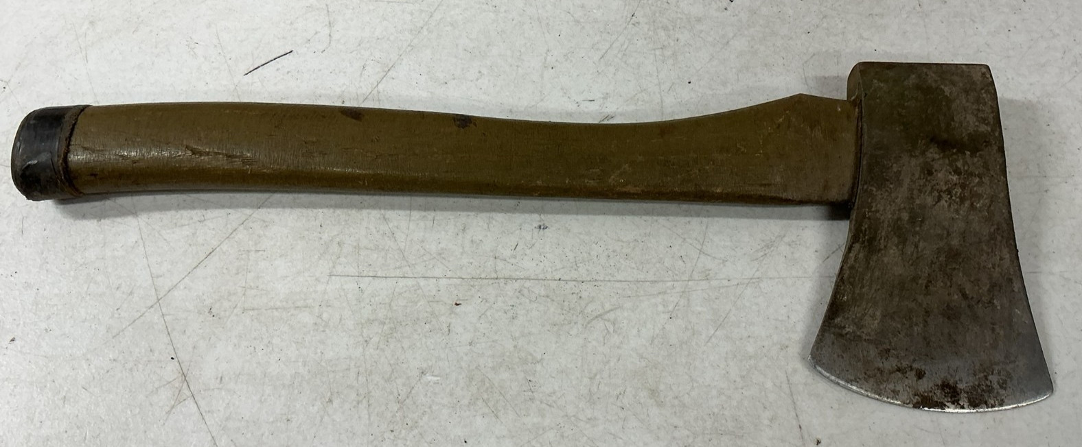 Plumb 1945 Axe, WWII US Army Hatchet, Military Green Axe with Leather Sheath`