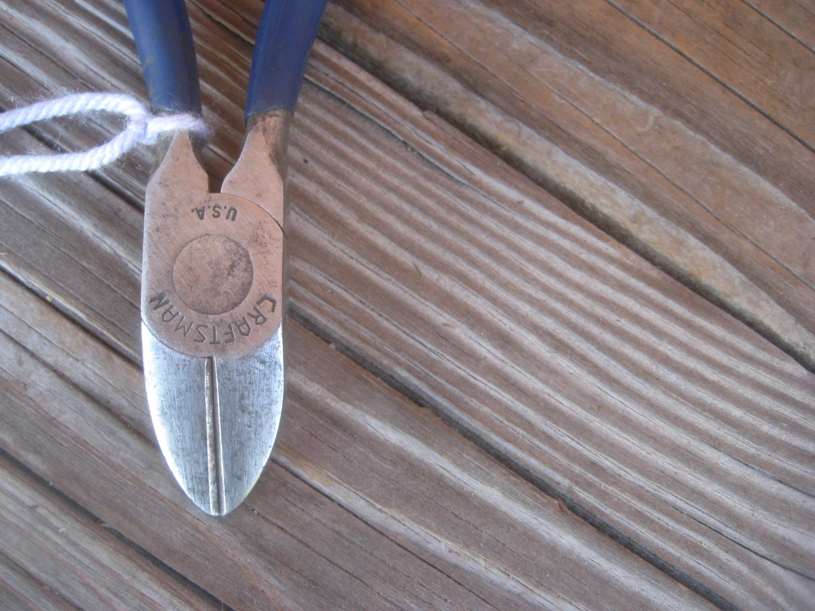 1940s Vintage 7-1/2″ Length ** CRAFTSMAN *** Diagonal Cutting Pliers USA
