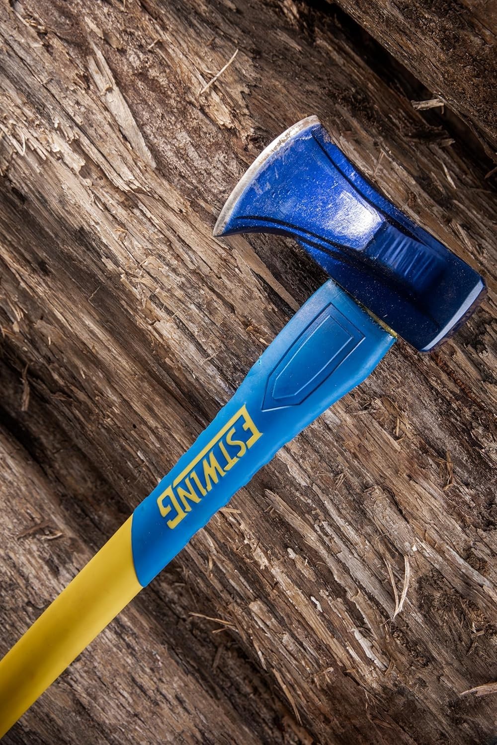 8 lb Wood Splitting Maul with 36-Inch Fiberglass Handle – Forged Head Hardene…