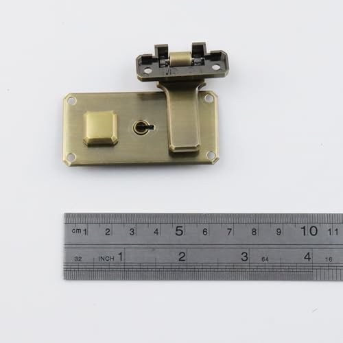 T Tulead Luggage Combination Lock Iron Tool Box Hasp Bronze Briefcases Replaceme