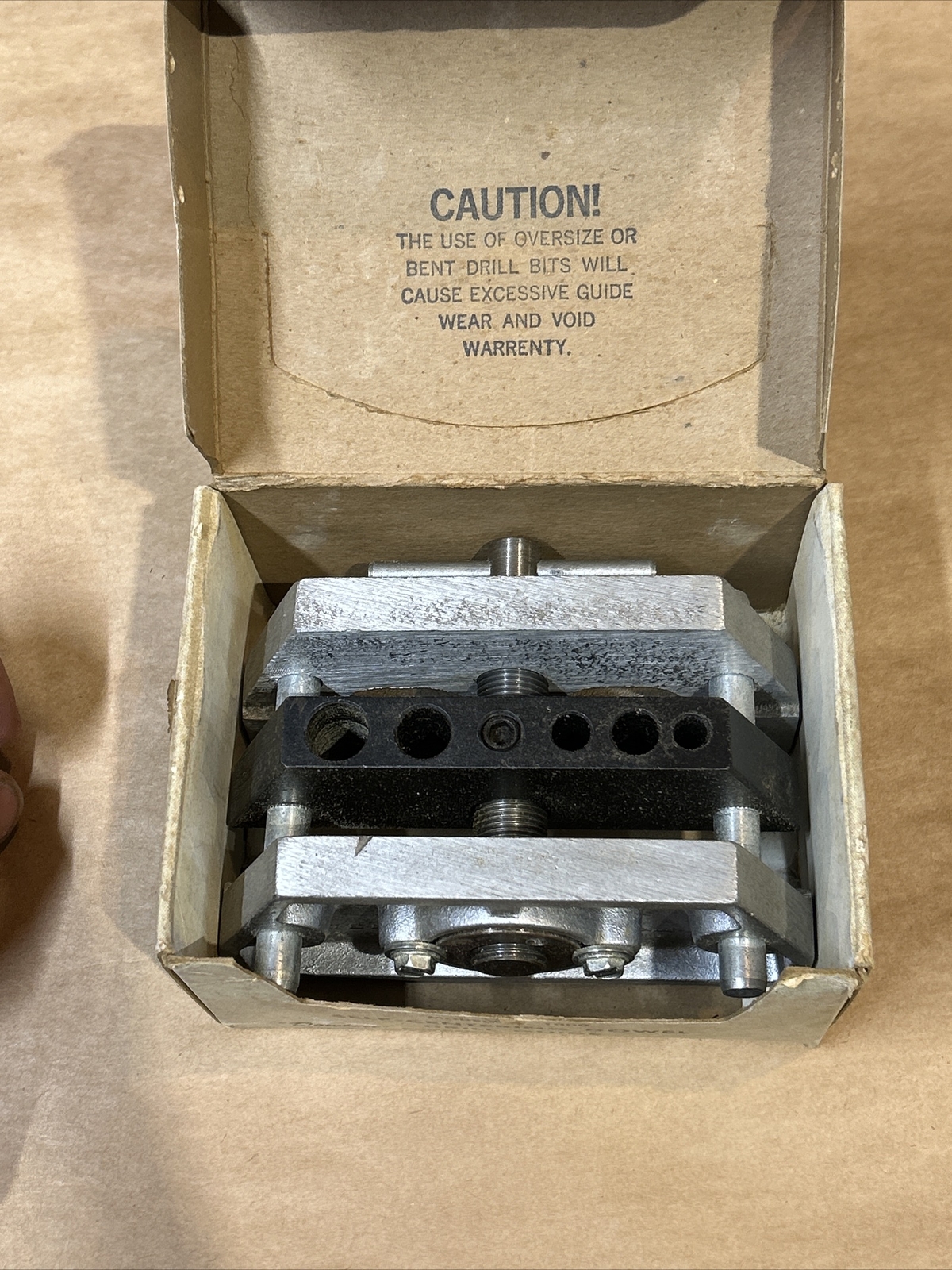 Vintage Dowl It Self Centering Dowel Drill Guide Model 1000 With Original Box.