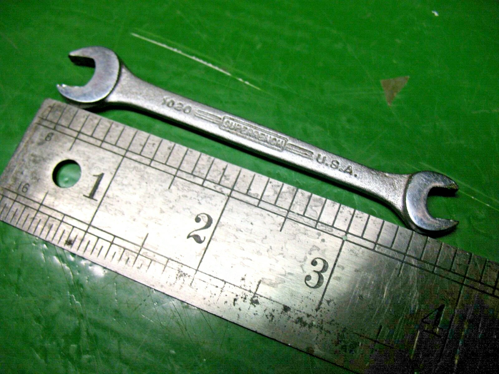 WILLIAMS SUPERWRENCH USA No. 1020 B OPEN END WRENDH 1/4” X 5/16”
