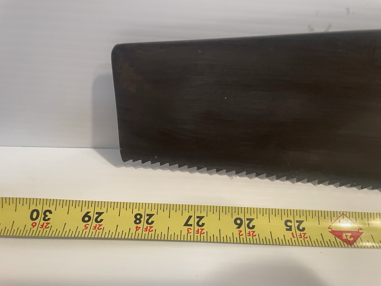 1896 1917 Rip SAW Disston USA D 8 Skewback 26” 5 1/2 TPI Handsaw Thumb Hole🌺