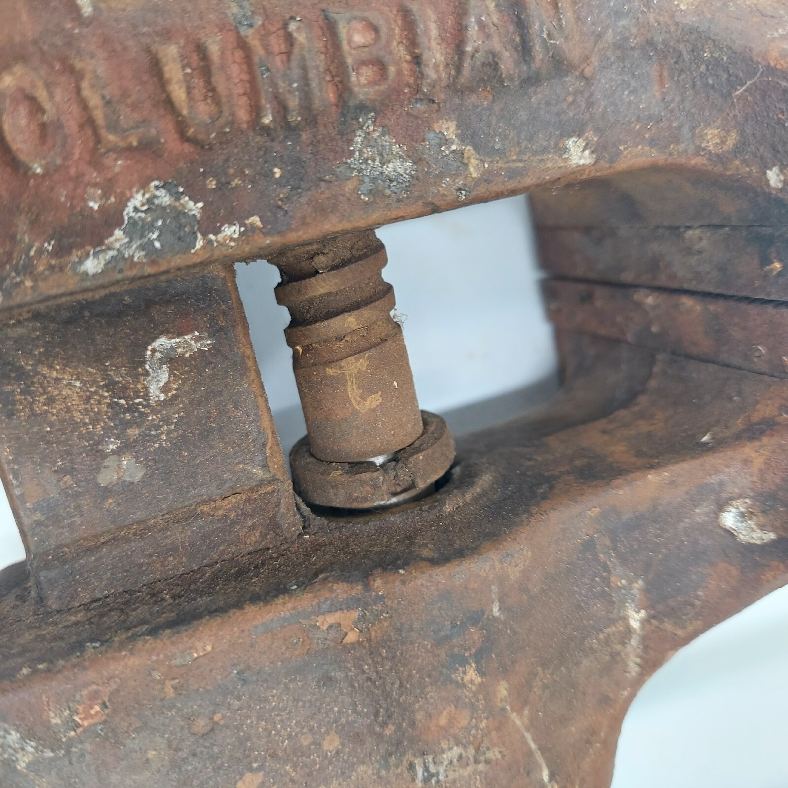 Columbian Mfg Co No 143 Bench Vise Vintage Tool Made USA 3″ Jaw 4″ Opening