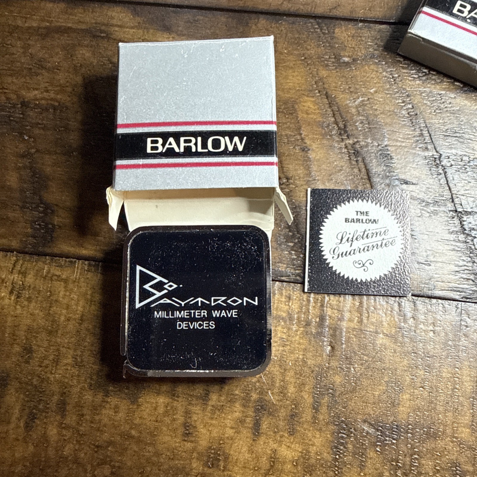 2-VTG Barlow Tape Measures W/Original Boxes Advertising Collectible 70″ Bulk Box