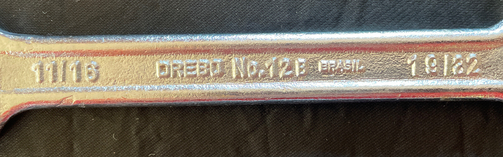 (2) Vintage Drebo No. 12B Open End Wrench Brazil 5/8″ x 3/4″; 11/16″ x 19/32″