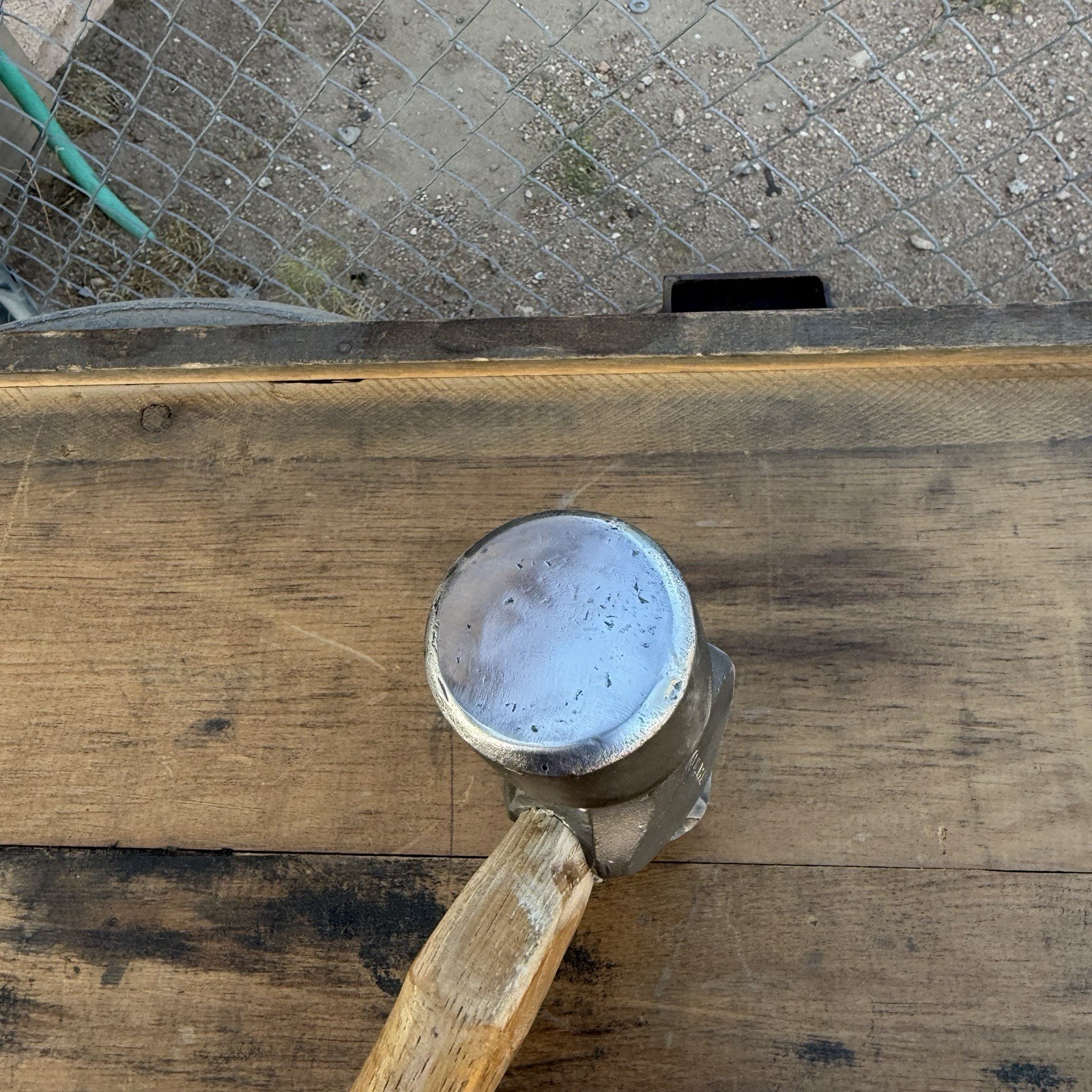 Vintage Heavy 48 Oz Ball-Peen Hammer Blacksmith Tool ,Weight 3lbs 14oz Big Size