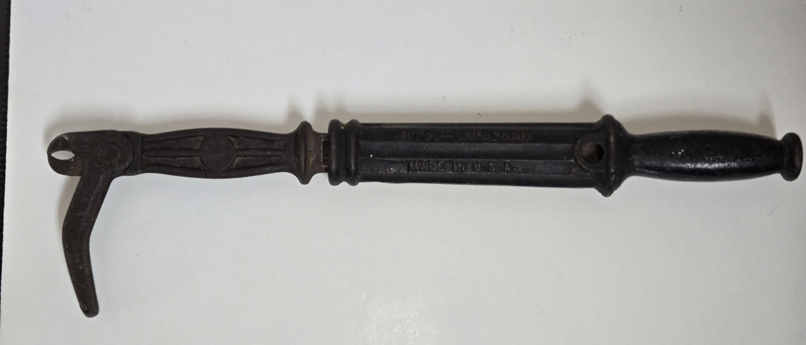 Vintage Bridgeport Hardware Suregrip 56 Nail Puller Slide Hammer Tool