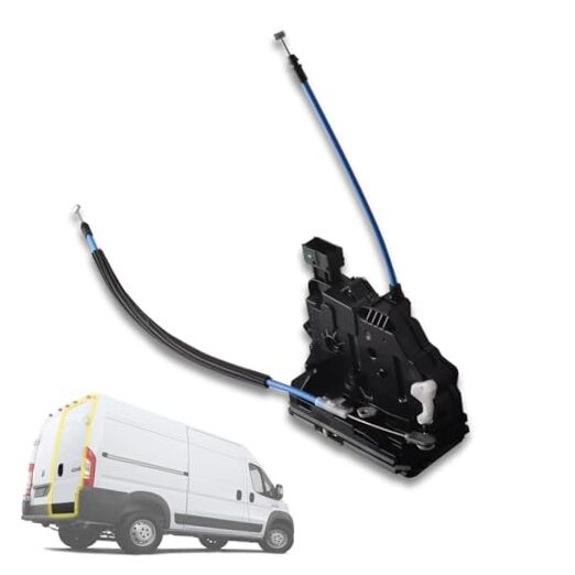 Latch Lock Actuator with Cable for 204-208 Promaster500 2500 Rear Cargo Door 1