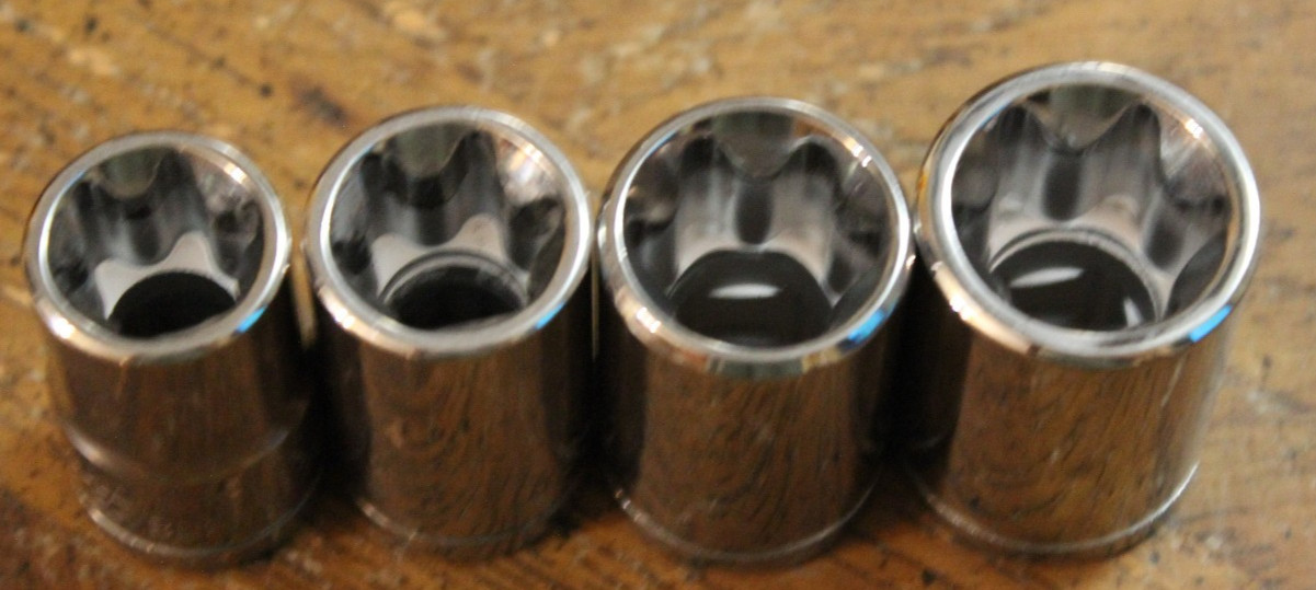 Blue Point Tools External Torx Socket Set 1/2″ Drive BLPTE1224, 1222, 1220, 1218