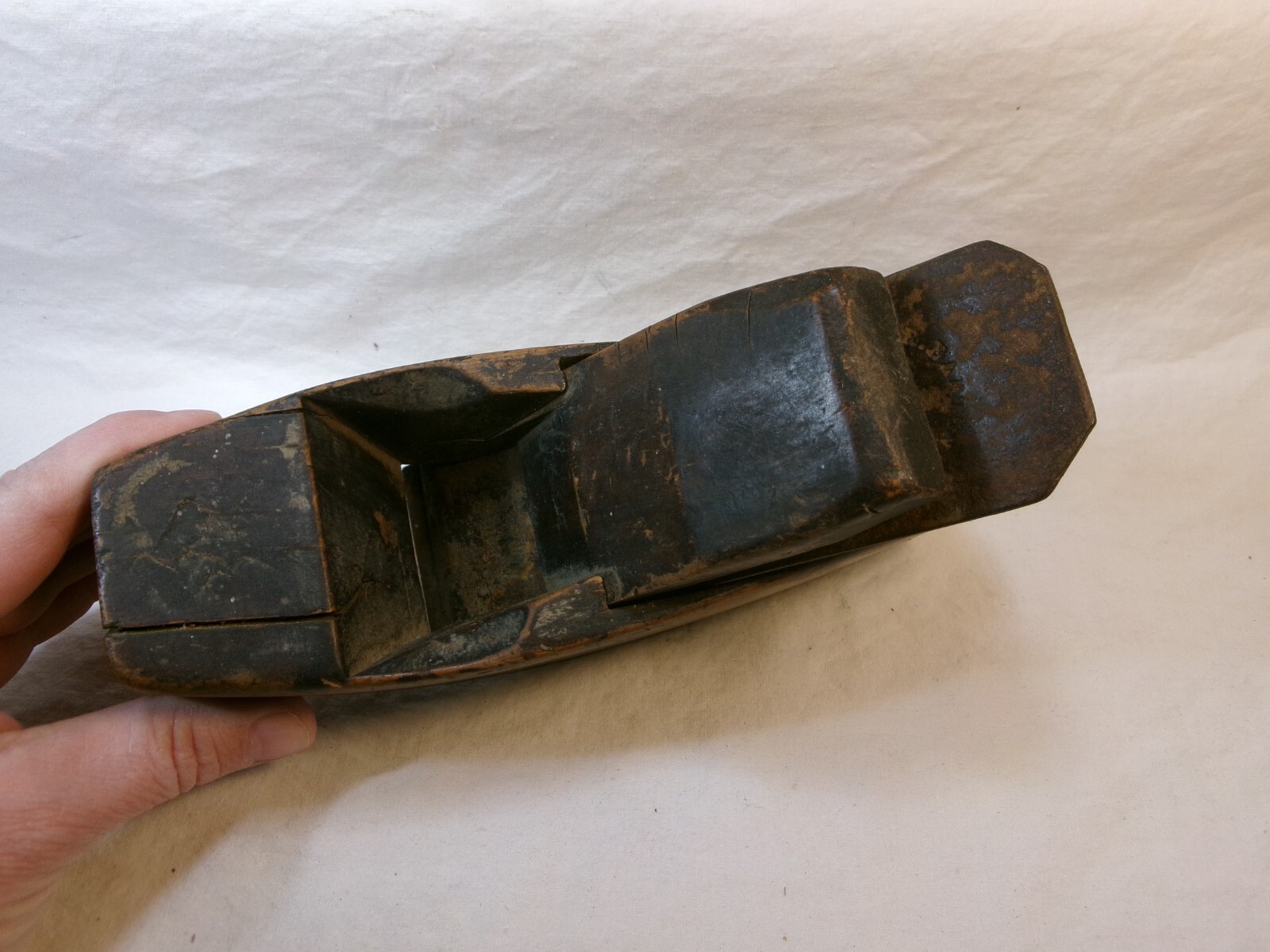Antique 1880’s HC Telford Wooden Woodworking Plane ~ D.R. Barton Blade