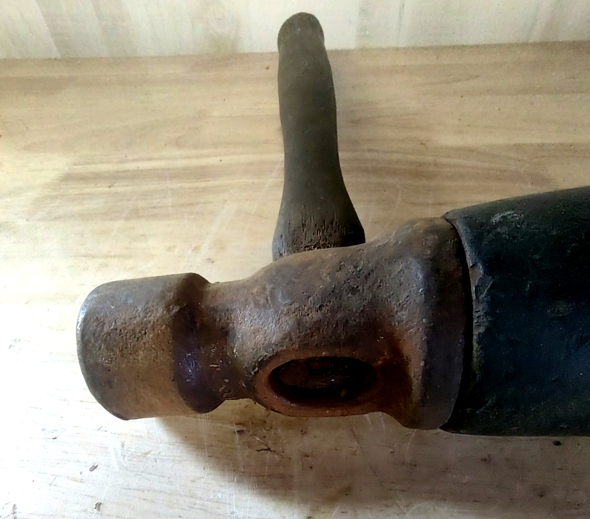 VINTAGE ANTIQUE KEN-TOOL T-33R TIRE HAMMER TOOL RUBBER MALLET BEAD BREAKER NICE!