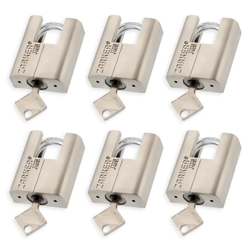 Heavy Duty Padlocks 6PK Keyed