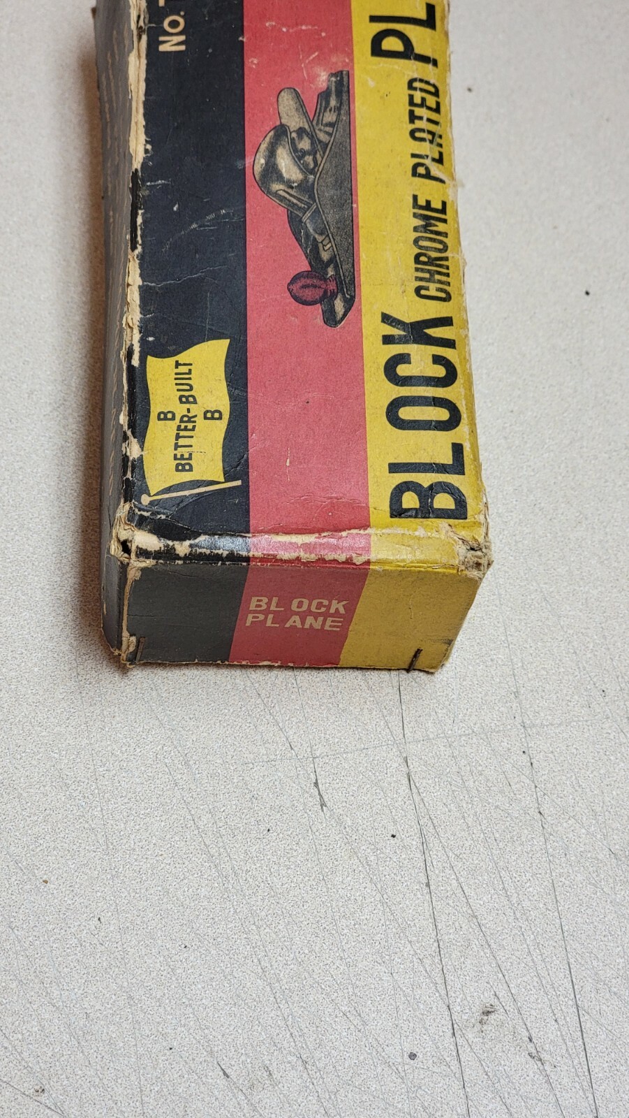 Vintage Better-Build * Chrome Plated Block Plane * No. T20-86 * In Original Box