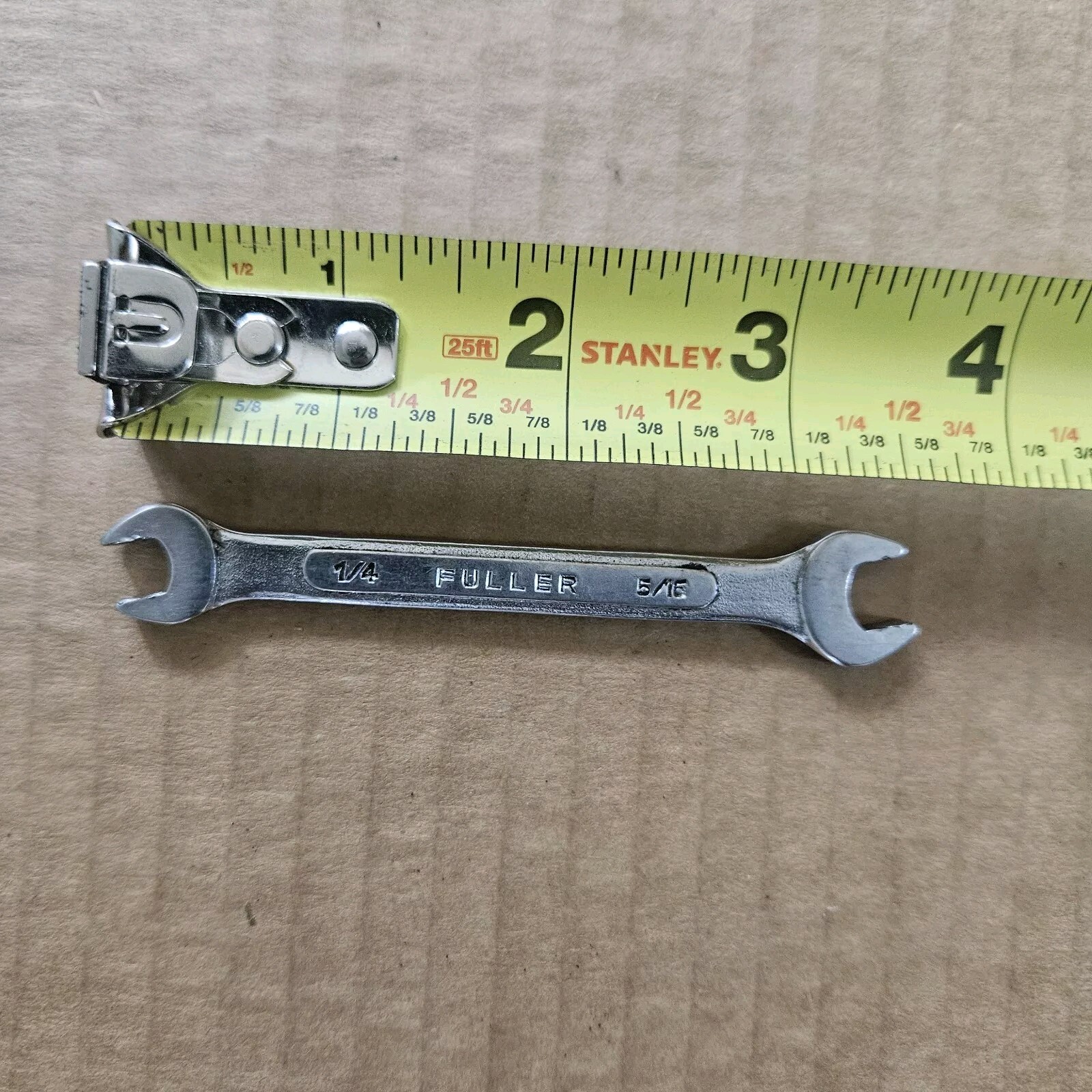 Fuller Double Ended Wrench 1/4 5/16 Inches Made In Japan