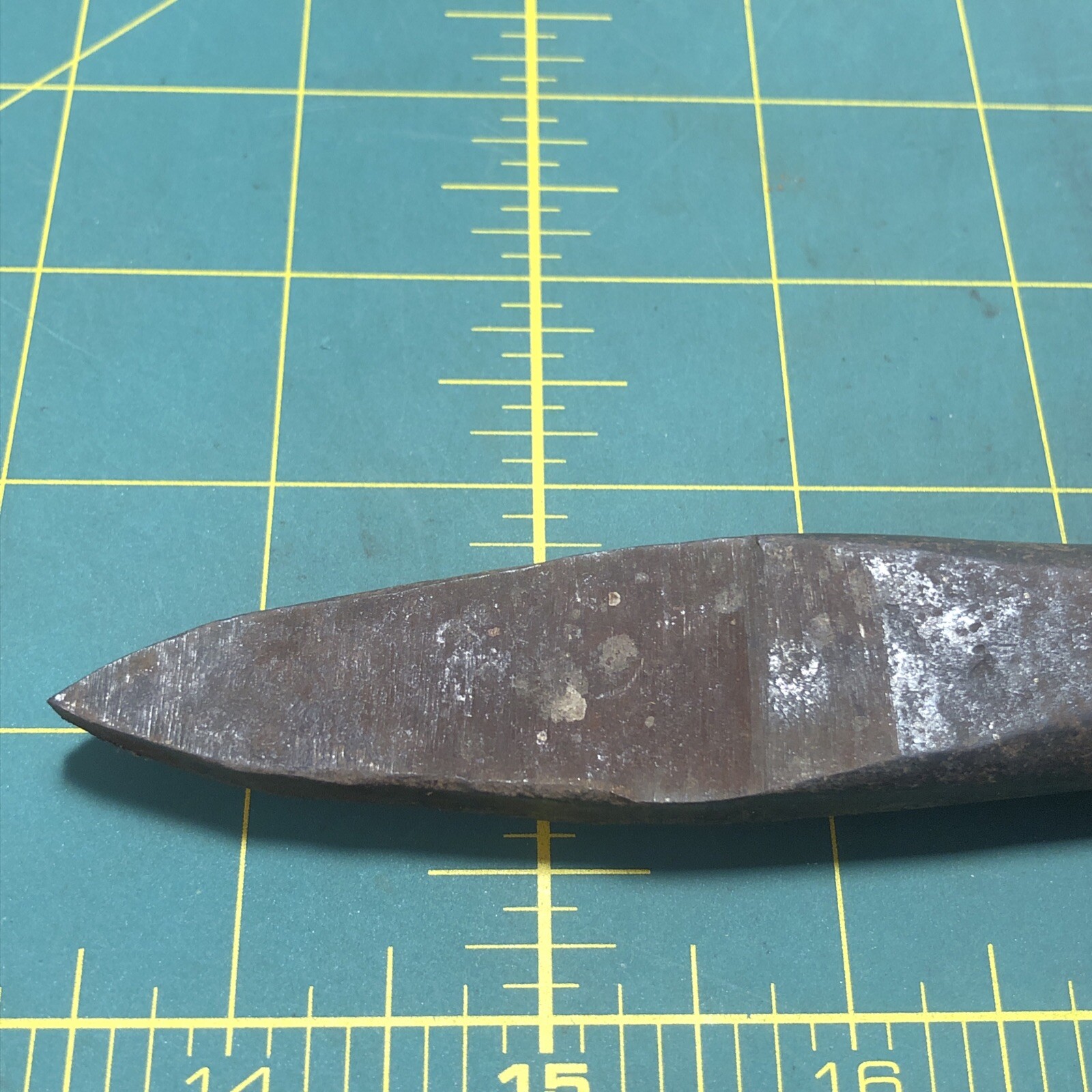 Antique Blacksmith’s Pointed Punch Tool 8-1/8 in. Old Handmade Blacksmith Tool