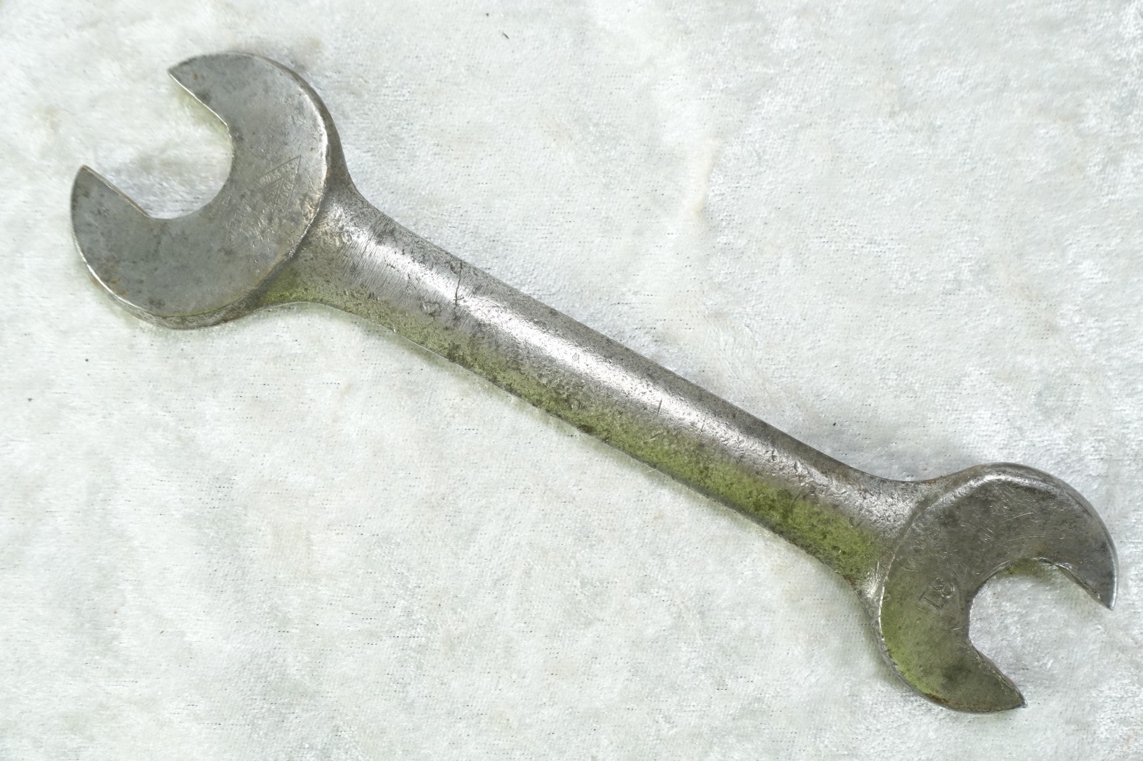 Vintage Shapleigh Hardware Co 731 Diamond Edge Dbl Open-End Wrench 1/2 & 9/16″