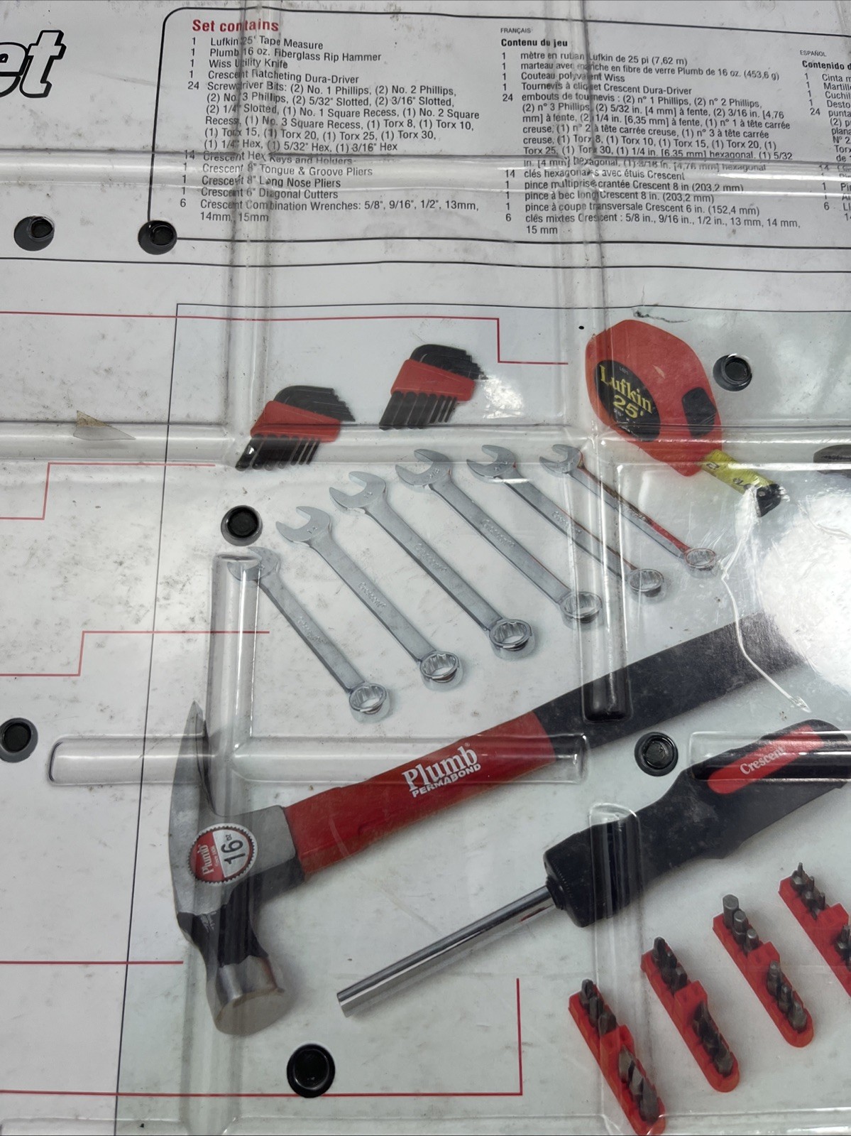 NOS 51 pc Vintage Cooper tools crescent lufkin plumb wise rear wrenches pliers