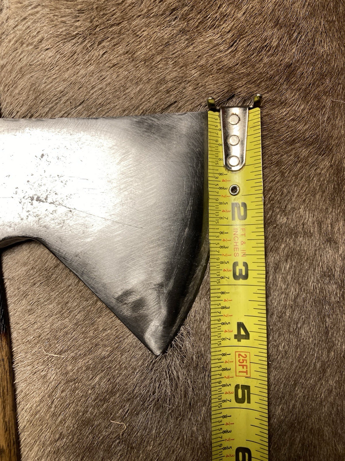 Wood slasher,ribbed that identifies as a norlund hudson bay . Fake norlund stamp
