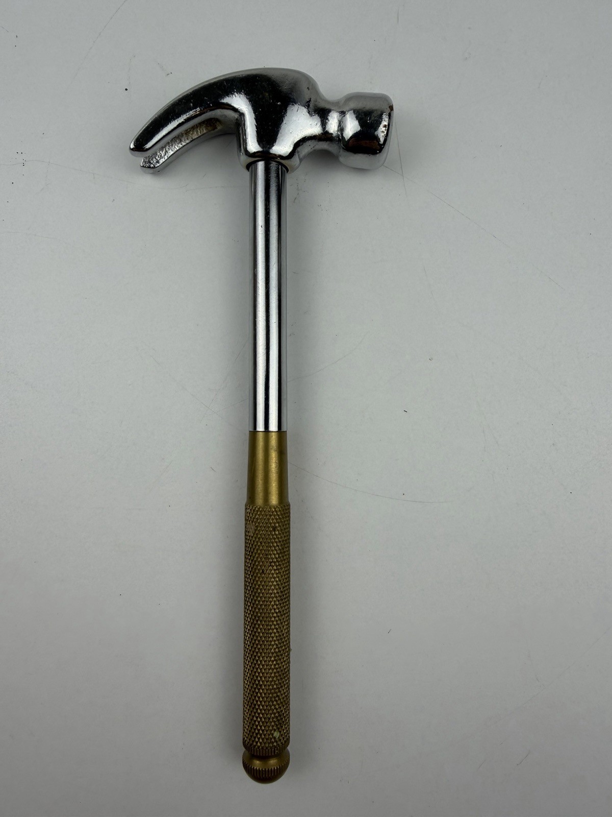 Vintage | 4 In 1 | Brass | Nesting Slotted Screwdriver Claw Hammer Combo
