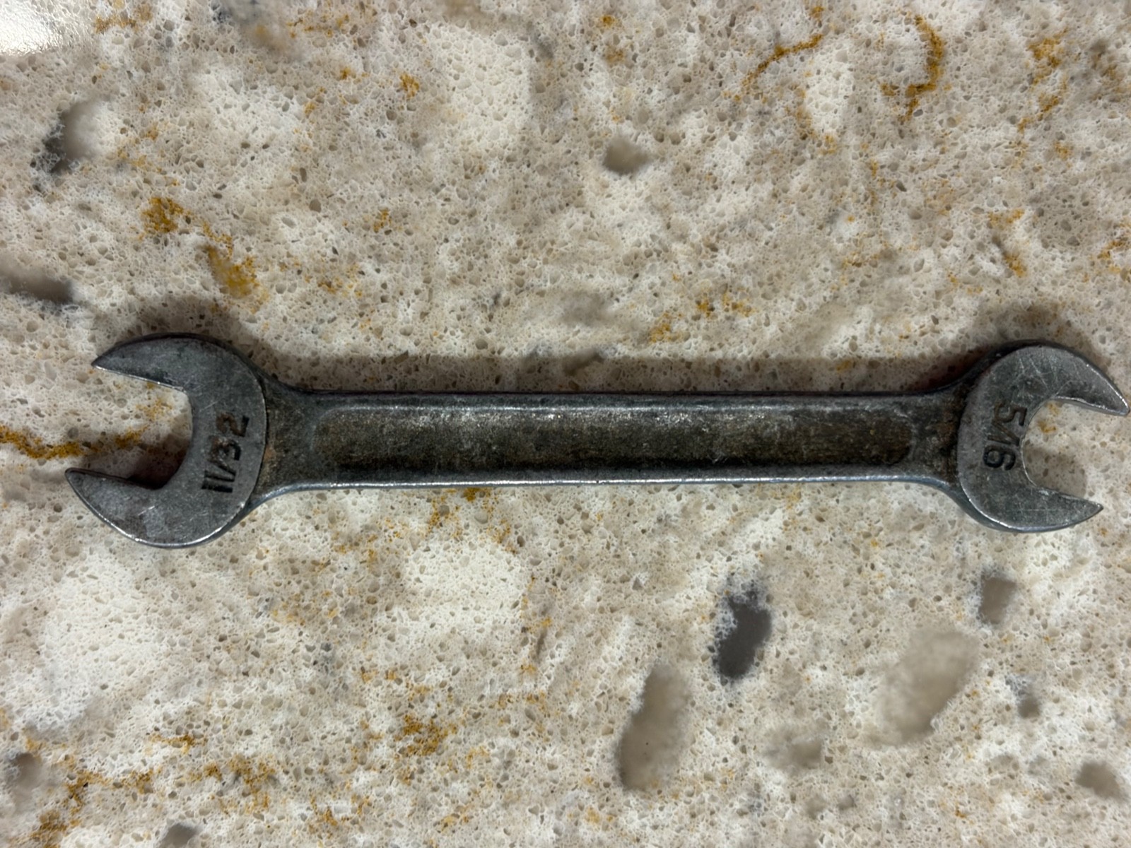 Vintage BONNEY 5/16″ x 11/32″ Double Open End Wrench – Made in USA