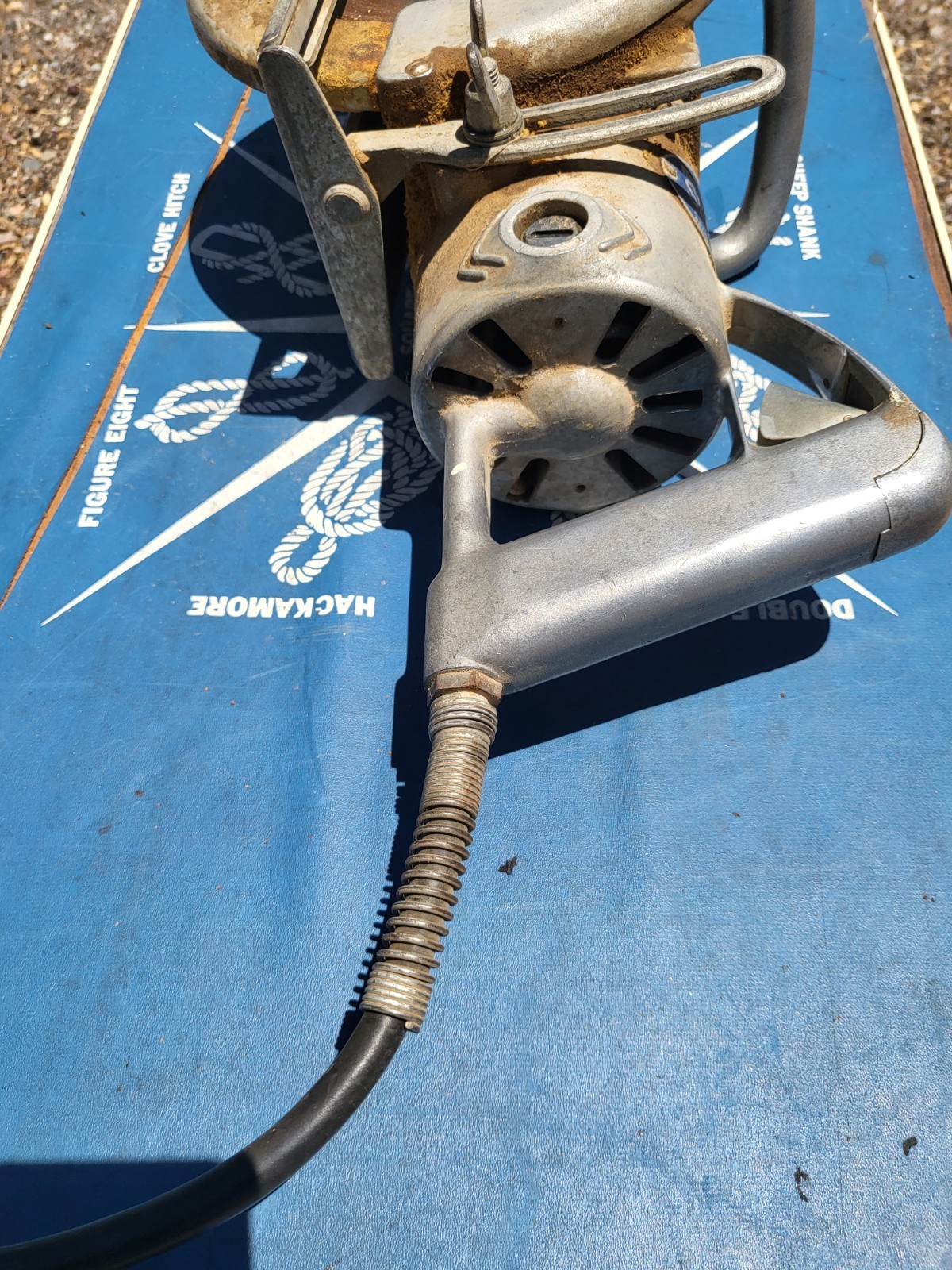 Vtg Skil Saw 825 all metal Worm Drive W/Case Skilsaw