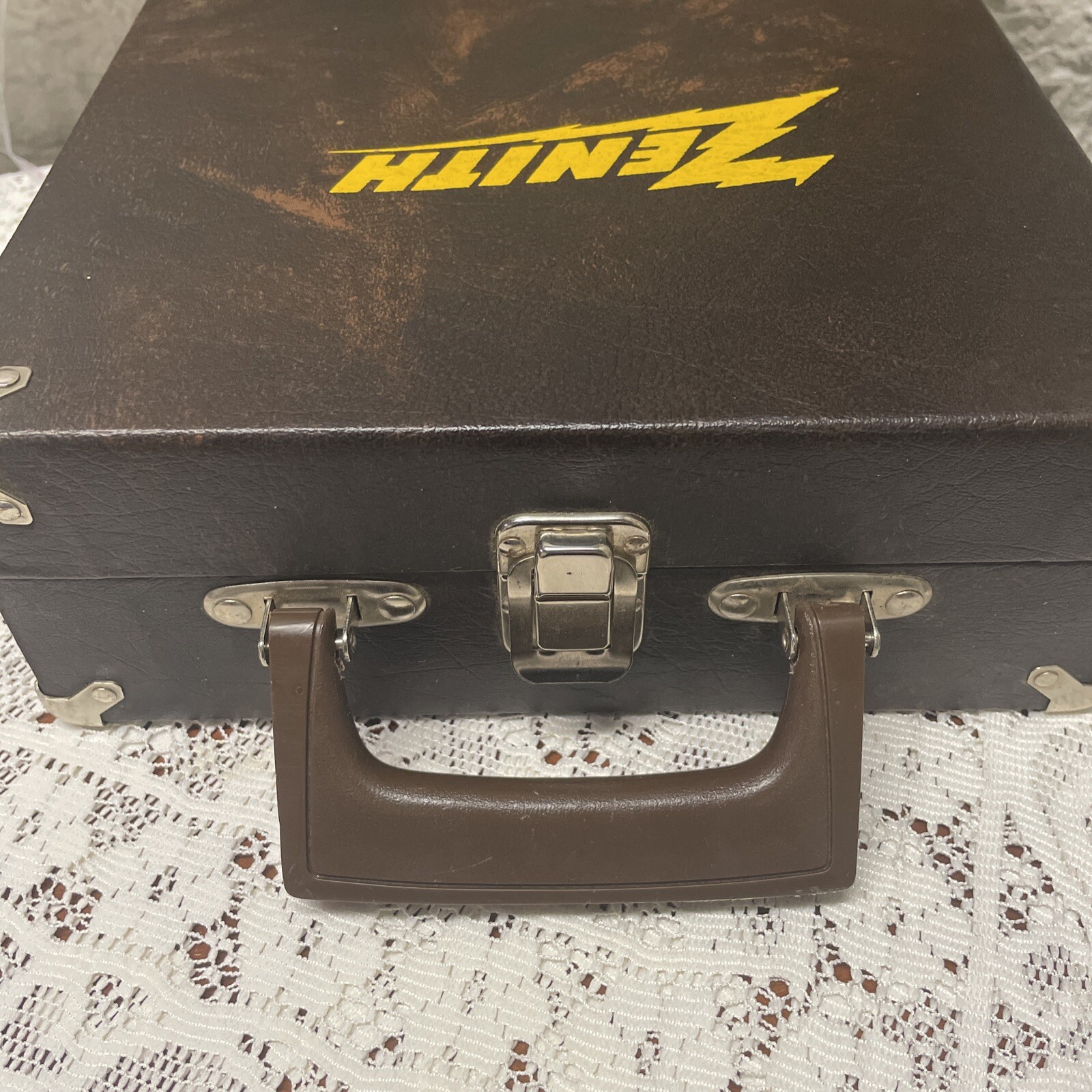 Zenith Equipment Case Vintage 10x9x3.5”