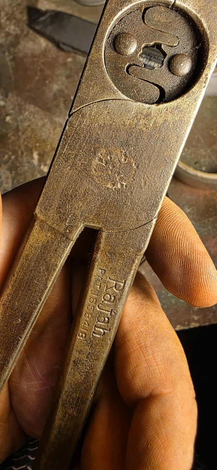Vintage RAJAH 10″ Spark Plug Wire Crimping Tool