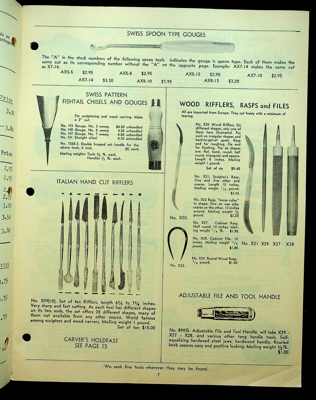 Vintage 1966 Sheffield Steel Tools Woodcraft Supply Corp Boston, Mass Catalog