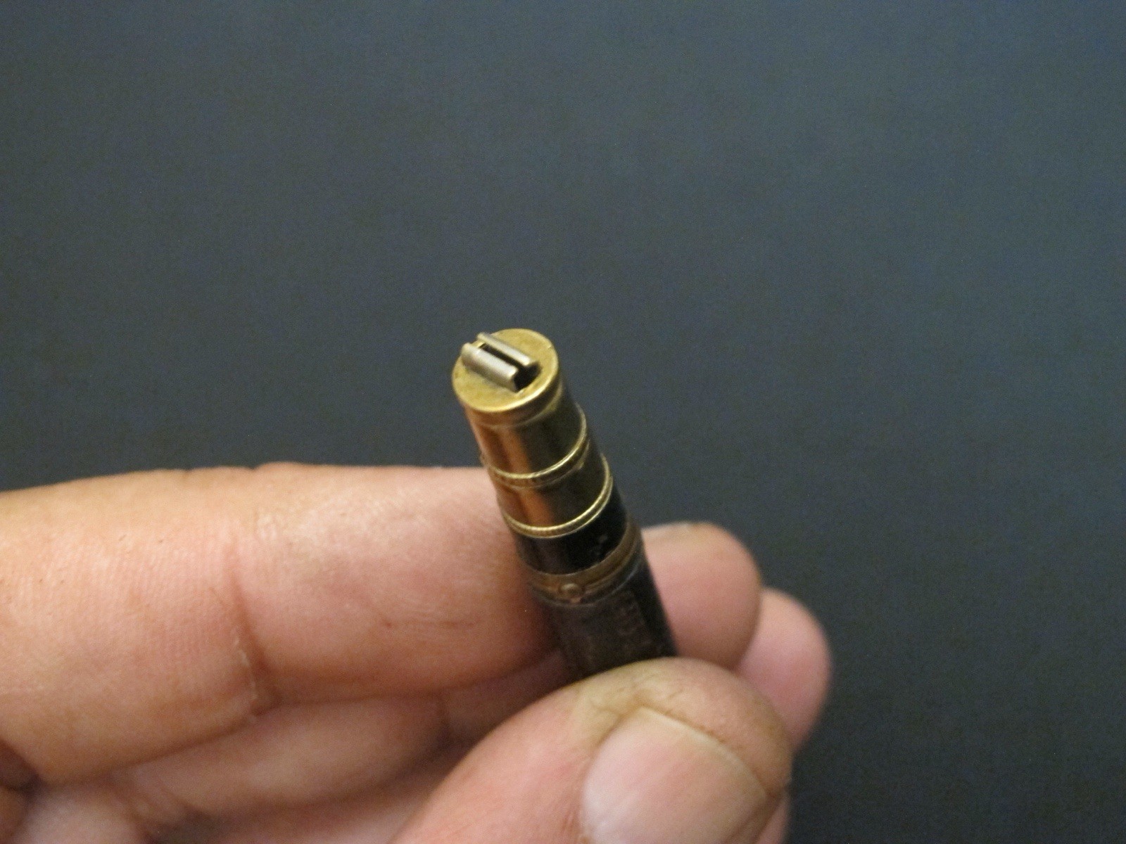 1883 “EAGLE PENCIL CO.” Gravity Pencil sharpener Packet Knife Antique Rare Tool