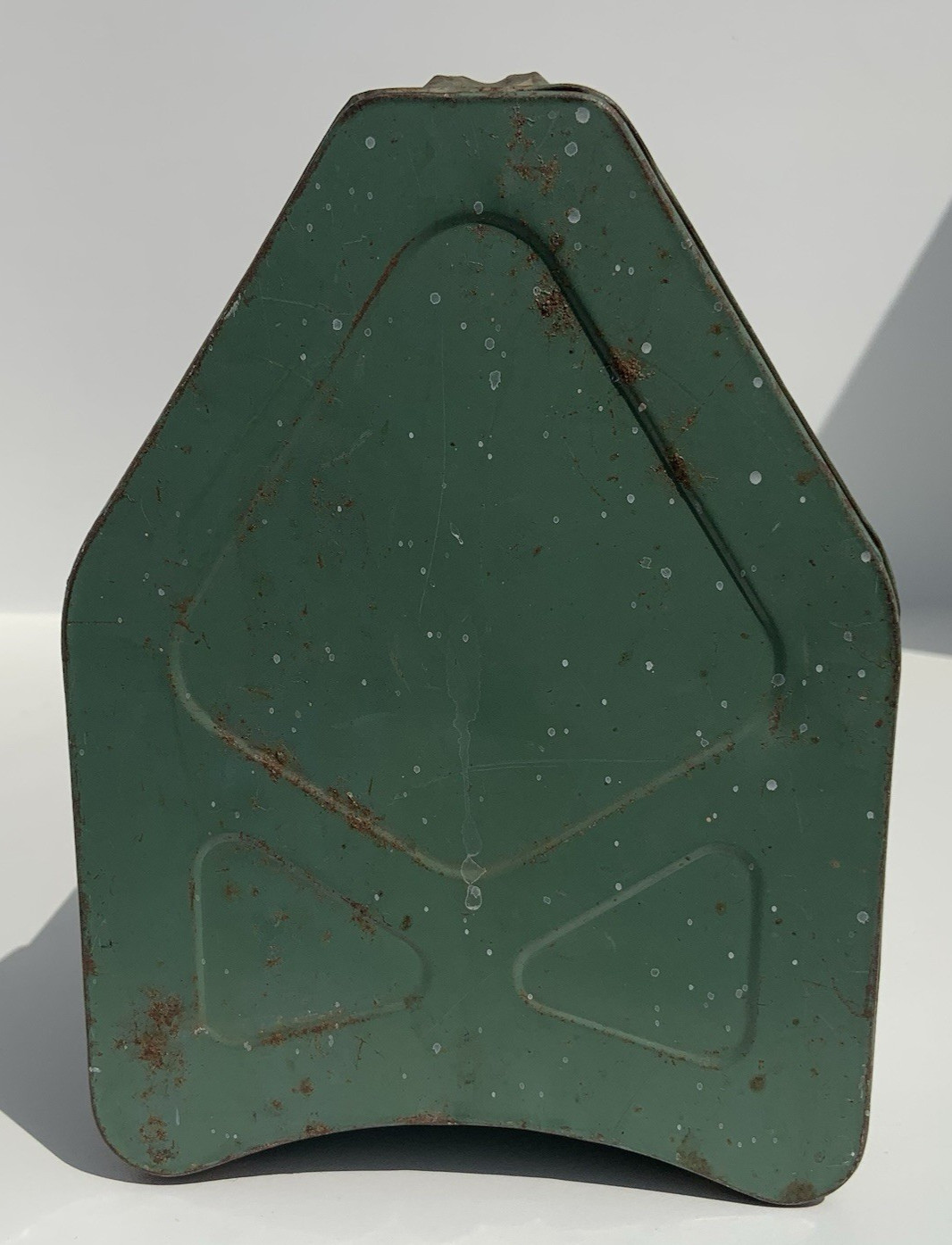 Vintage Simonsen E-Z Toter Metal GREEN Tool Carrier Tote Caddy TOOLBOX