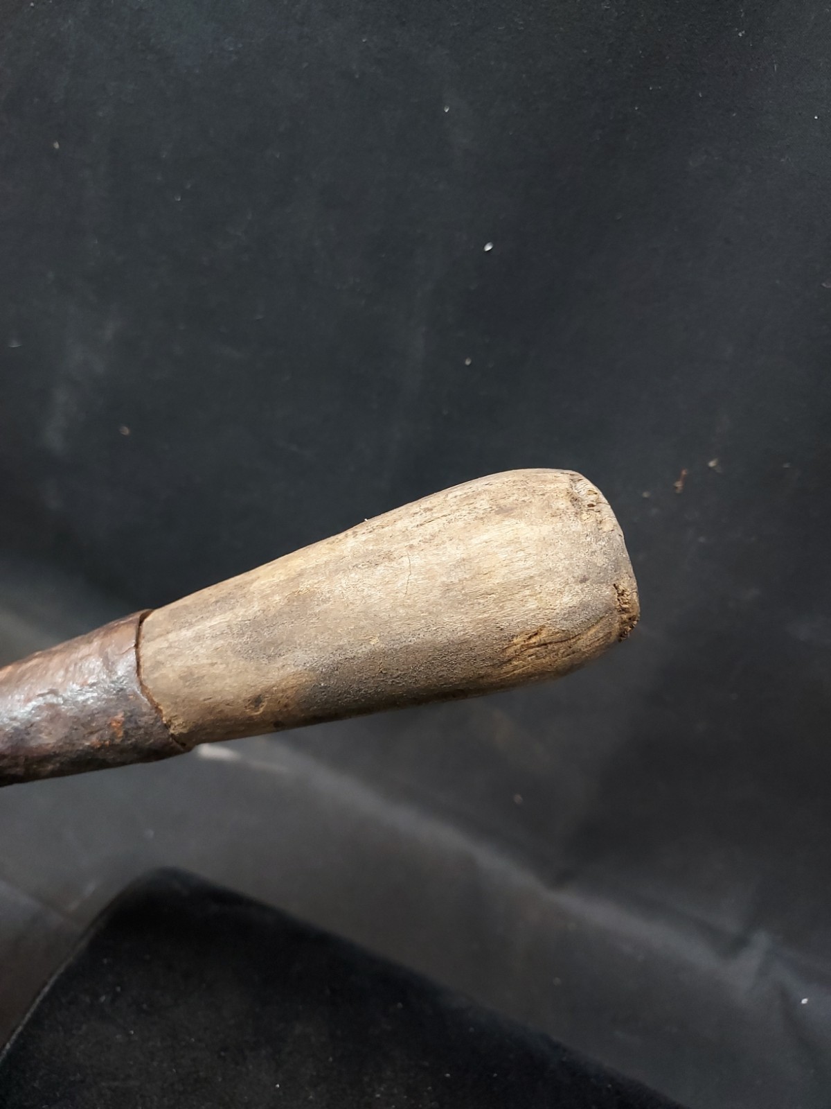 Antique Hand Forged 3/8 Socket Chisel With Name Marked On Handle