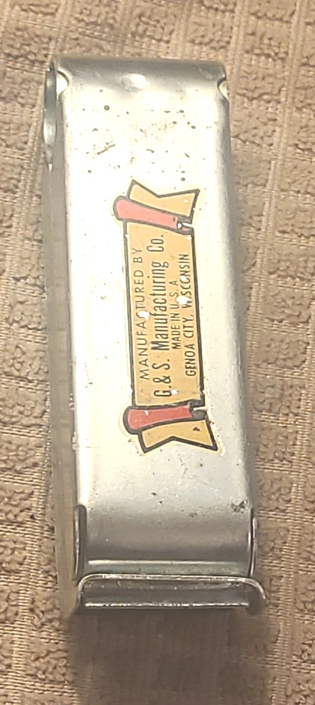 Vintage Hand Sander, G & S Manufacturing Co. Genoa City Wisconsin, USA MADE Tool