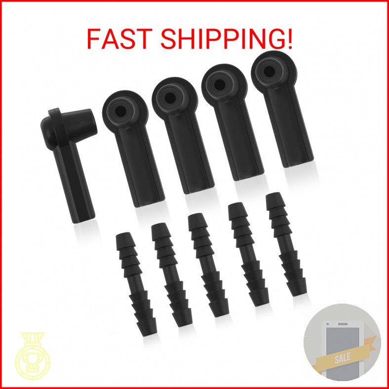 5PCS Brake Bleeder Kit Connector,Brake Fluid Bleeder Kit Bleeding Adapter Joint