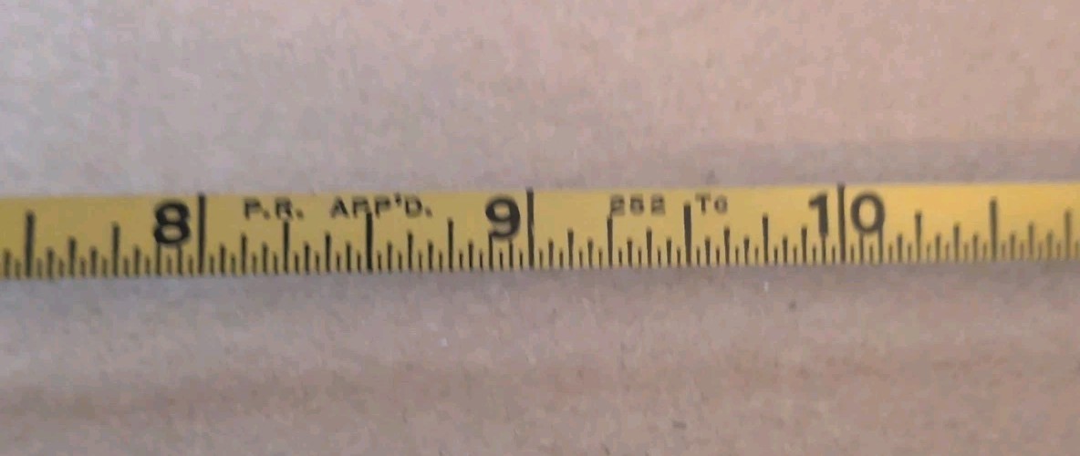 Atlas Metal Industries Company Tape Measure Advertisement Vintage Lufkin USA