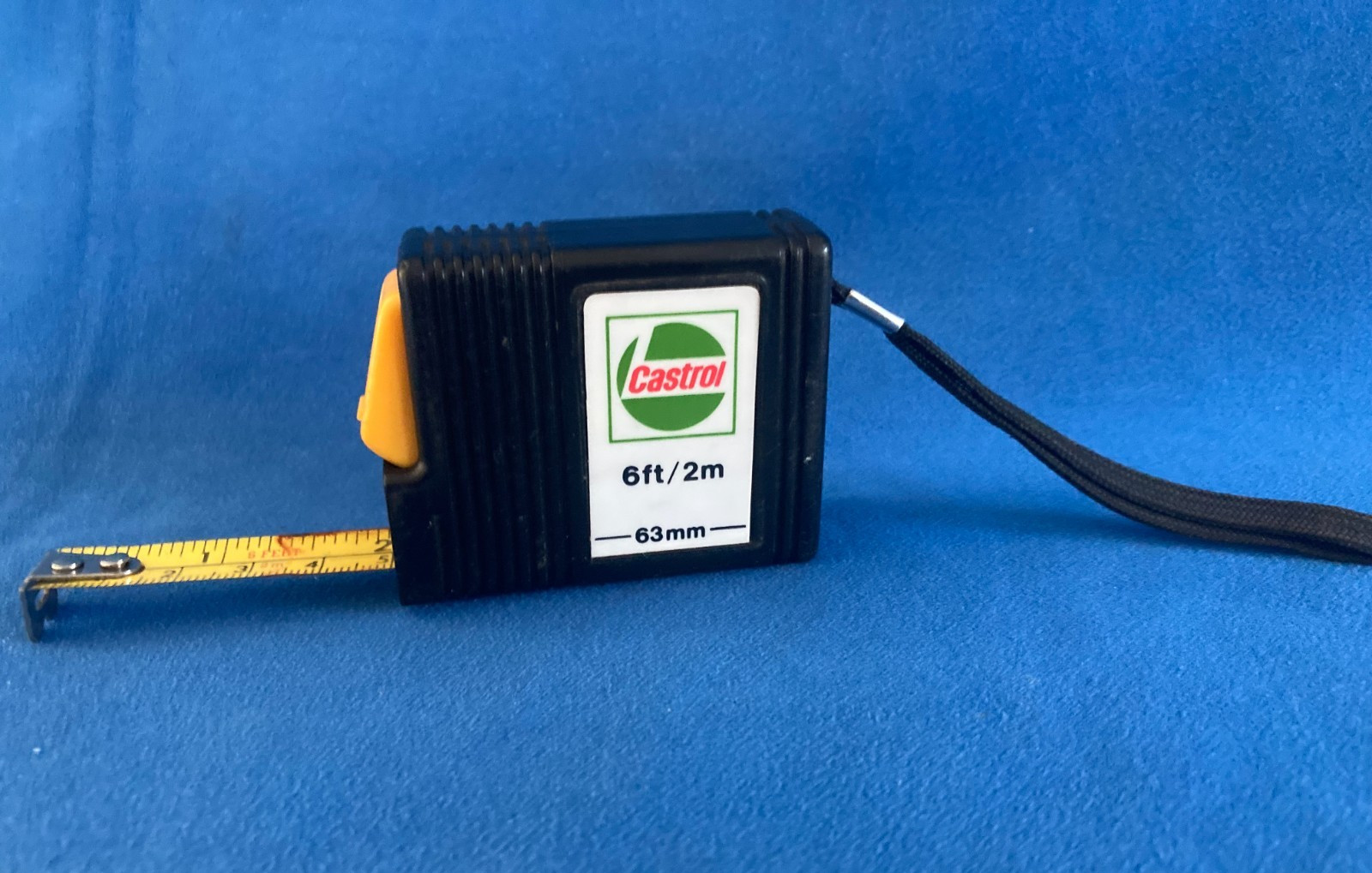 Vintage Castrol Retractable Metal Tape Measure
