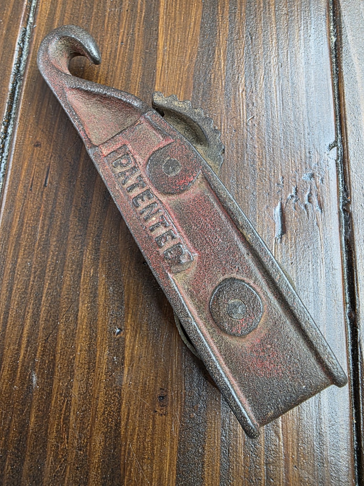 Vintage Jiffy Pulley Co. Winona Lake Indiana Rope Block Tackle