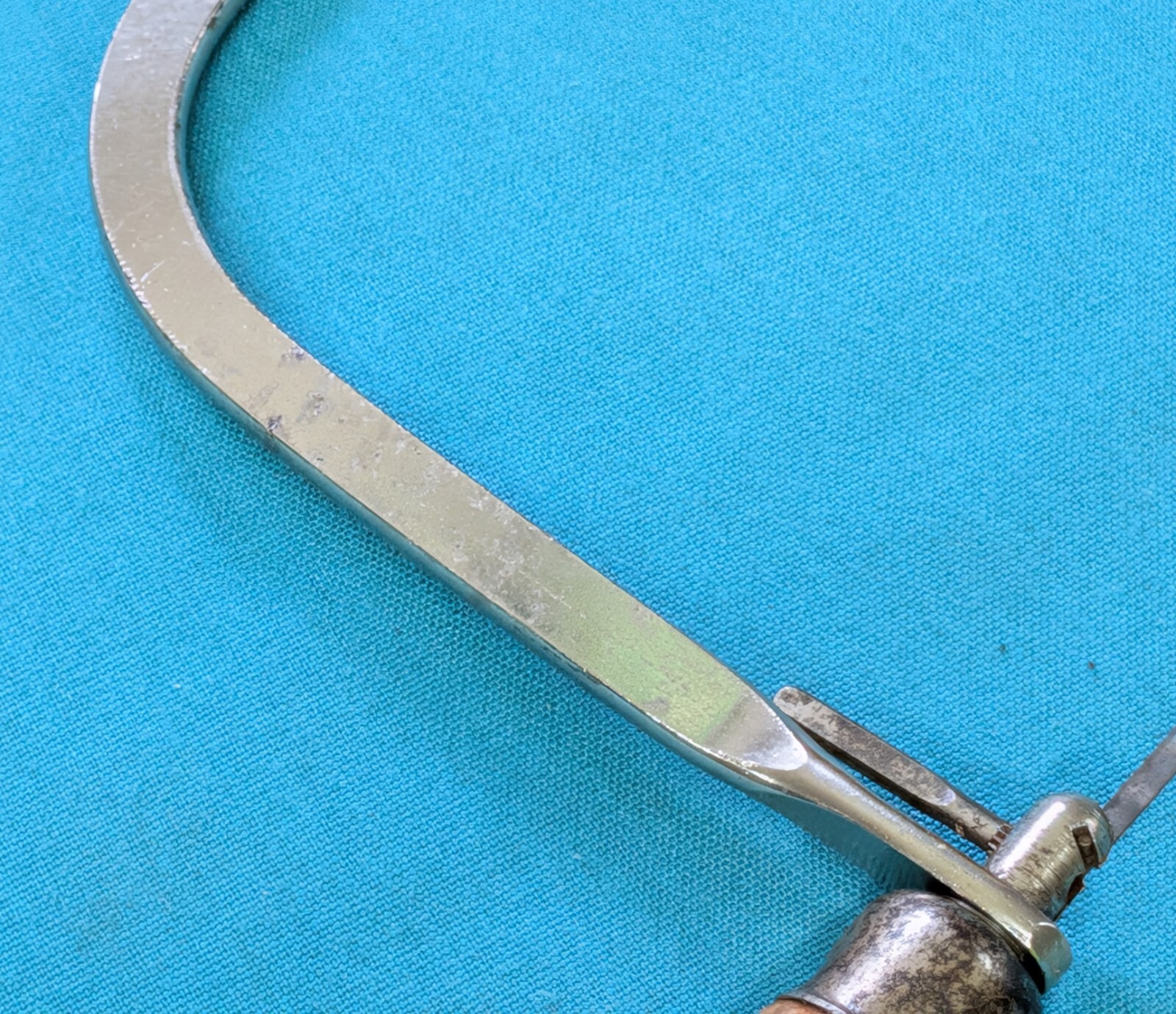 Vintage Belknap Hardware & Mfg Co Bluegrass Coping Saw with Wooden Handle USA
