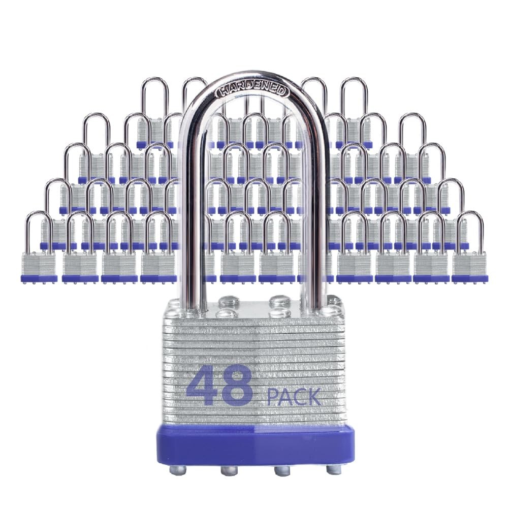 Lock Outdoor Padlocks, Key Lock, Padlocks with Same Key – Laminated Steel Key…