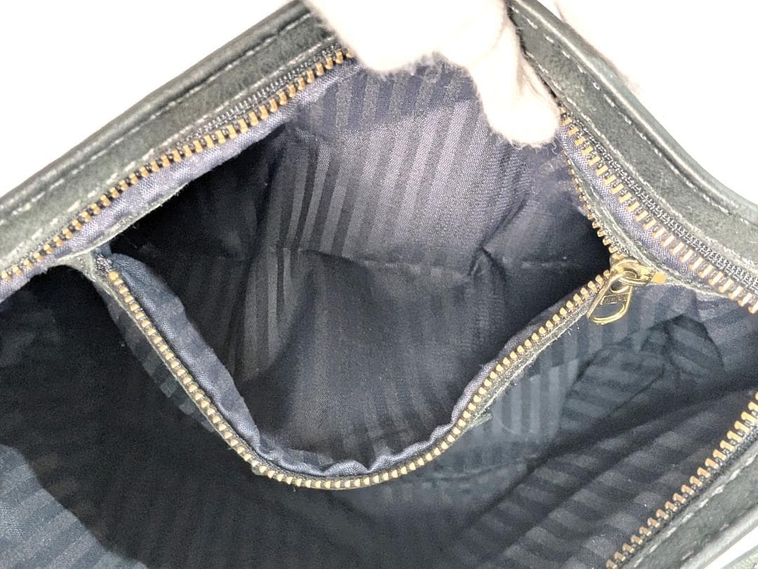 Coach Shoulder Bag Old Coach AA0126-G-S-19-24-998 Suede Green Used 21.5x25cm