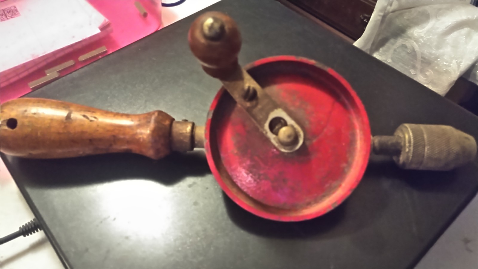 Eggbeater Drill w/ Side Handle and Push Handle. model 1221